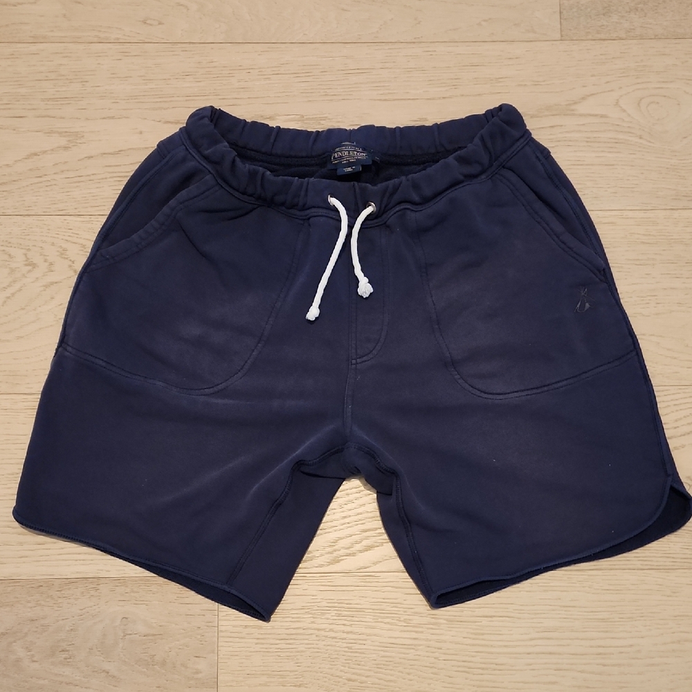 Pendleton Blue Athletic Shorts Elastic Waistband